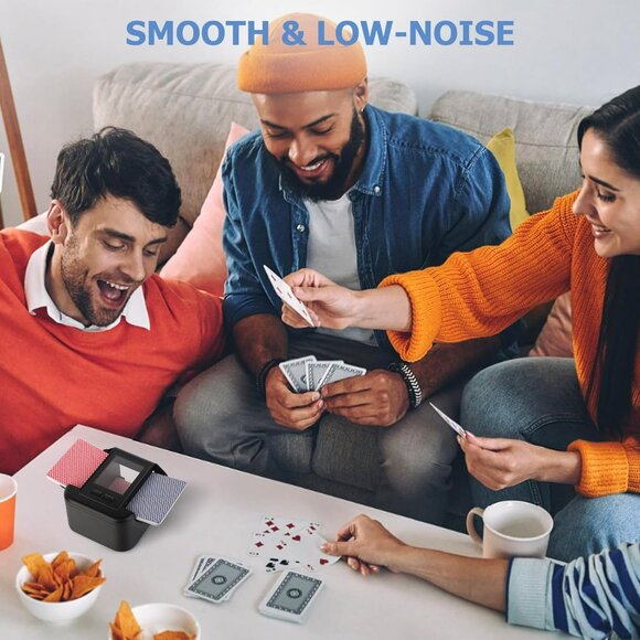 NEW 1-2 Decks Rechargeable Automatic Card Shuffler with Auto& Manual Mode - Picture 3 of 8